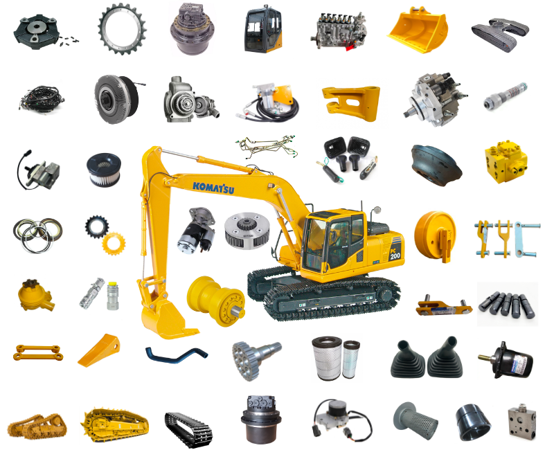 Komatsu PC200 Series Excavator Original Parts