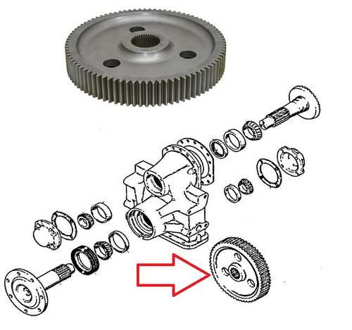 komatsu final drive parts